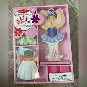 Melissa & Doug Nina Ballerina Magnetic Dress-Up Set- NWT